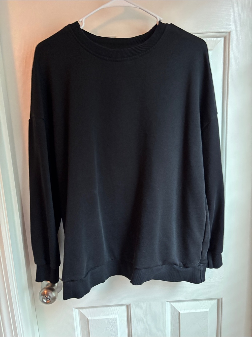 Classic Black Crewneck Sweatshirt